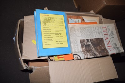 Lot 596 - Two boxes of mixed books and DIY magazines