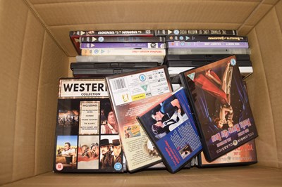 Lot 598 - Large box of DVD's