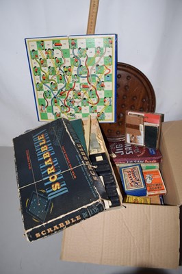Lot 608 - Box of mixed vintage board games