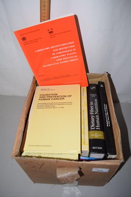 Lot 609 - One box of books of medicine/disease interest