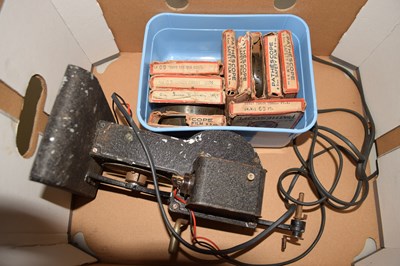 Lot 610 - A vintage bingoscope projector together with...