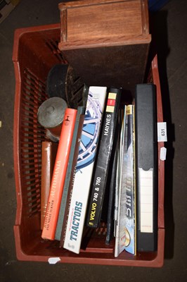 Lot 631 - Crate of books of motoring interest