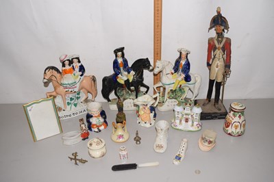 Lot 648 - Mixed Lot: Continental ceramics, firgures