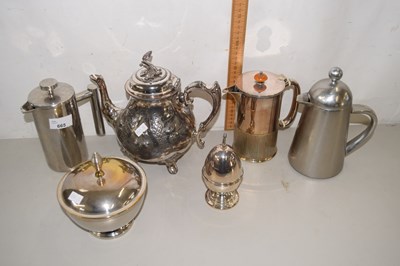 Lot 665 - Group of various silvered kitchen ware...