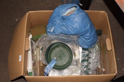 Lot 678 - One box of floristry and flower arranging...