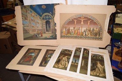 Lot 695 - A collection of various prints depicting...