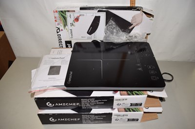 Lot 712 - Three boxed table top single induction cookers