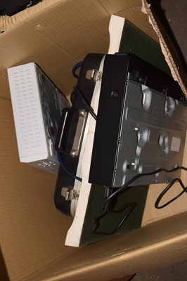 Lot 718 - Mixed Lot: Electricals to include Sky box,...