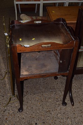 Lot 320 - A Georgian mahogany tambour front tray top,...