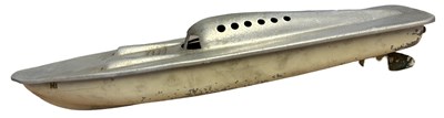 Lot 249 - A tinplate Miss England Super Silent speedboat...