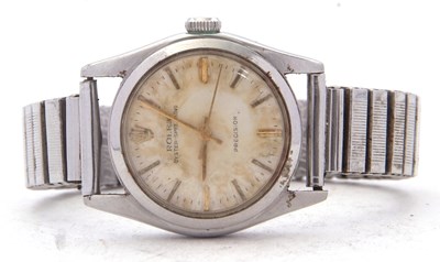 Lot 309 - A stainless steel Rolex Oyster Speed King...