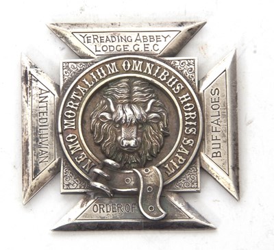 Lot 150 - A Victorian Order of Buffaloes Silver Merit of...