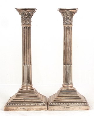 Lot 165 - A pair of early 20th Century silver...