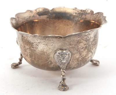 Lot 170 - An Edwardian silver sugar bowl of compressed...