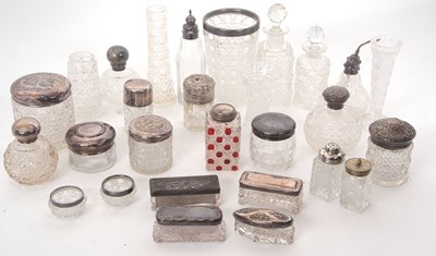 Lot 208A - Mixed Lot:  Glass bottles, jars and dressing...