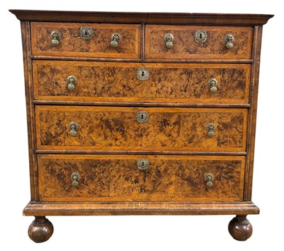 Lot 382 - An 18th Century walnut and burr walnut...