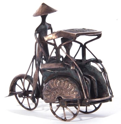 Lot 110 - Mid/late 20th century white metal model of a...