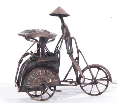 Lot 110 - Mid/late 20th century white metal model of a...