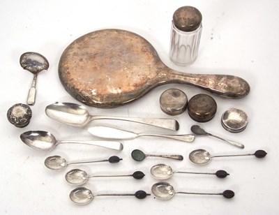 Lot 227 - Mixed Lot: A silver dressing table mirror...