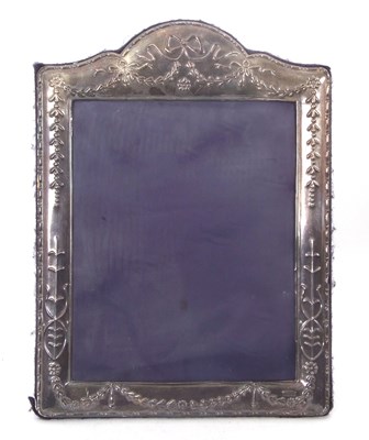 Lot 234 - A large hallmarked silver mounted photograph...