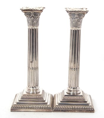 Lot 254 - A pair of early 20th Century silver plated...