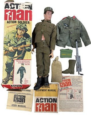 Lot 310 - A vintage boxed Action Man figure, with...