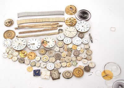 Lot 285A - A mixed lot of various pocket and watch...