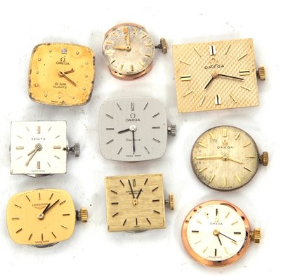 Lot 326A - A mixed lot of various watch movements and...