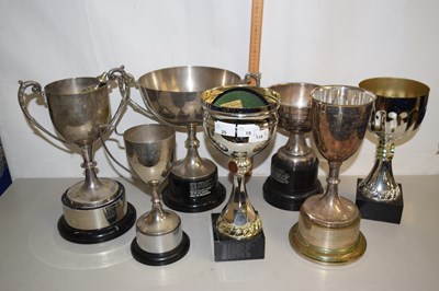 Lot 25 - A collection of various silver plate and other...