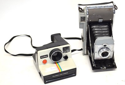 Lot 217 - TWO POLAROID LAND CAMERAS INCLUDING MODEL 80...
