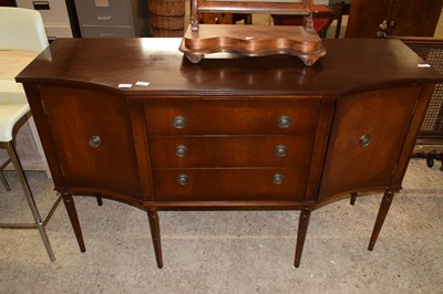 Lot 338 - A reproduction mahogany sideboard