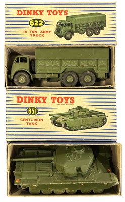 Lot 131 - A pair of boxed Dinky military toys, to...
