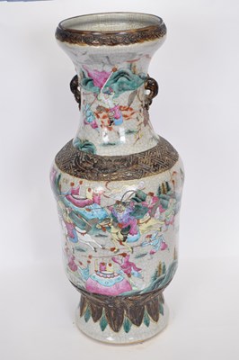 Lot 42 - Chinese Crackle Ware Vase