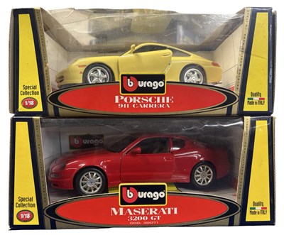 Lot 192 - A pair of boxed Bburago 1/18 scale cars, to...