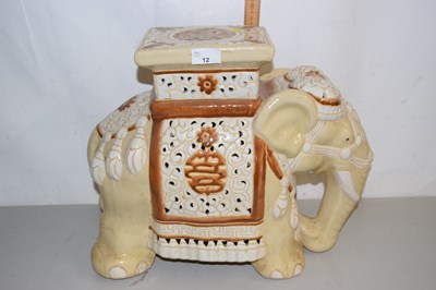Lot 12 - Decorative cermics Elephant