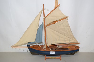 Lot 29 - Modern wooden model Sailing Boat