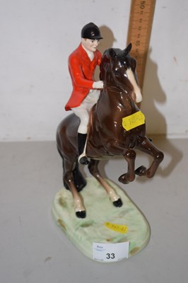 Lot 33 - Beswick Figure depicting a rearing mounted...