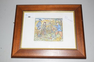Lot 36 - Signed ltd ed (15/125) Print, "Hedge Laying",...