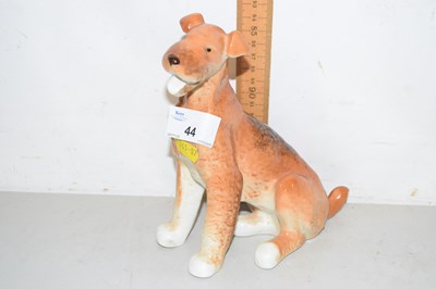 Lot 44 - Decorative Dog FIgure, poss Airedale?