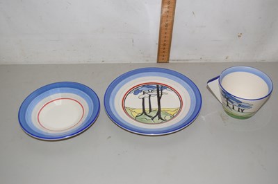 Lot 63 - Modern Wedgwood "Clarice Cliff Bizarre" Trio