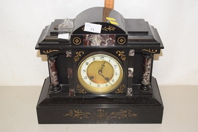 Lot 71 - Marble Mantel Clock