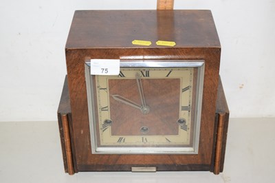 Lot 75 - Mid C20th Mantel Clock