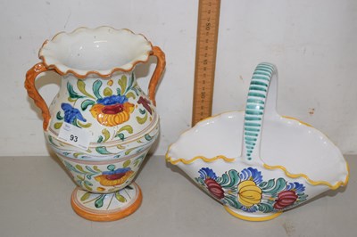 Lot 93 - Two decorative Vases