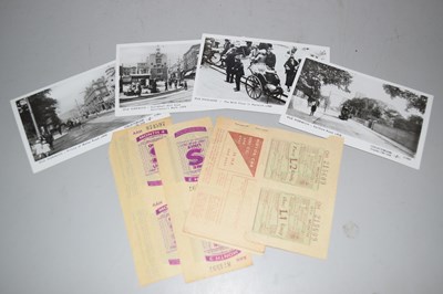 Lot 105 - Ephemera incl Petrol Rationing Stamos,...