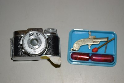 Lot 107 - Mycro miniature, Camera, t/w miniature Pistol
