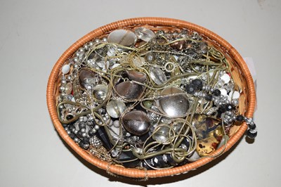 Lot 110 - Basket: lge qty various Costume Jewellery