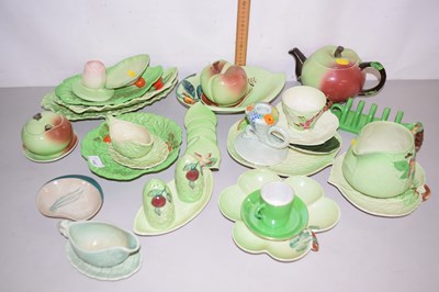 Lot 188 - Qty various Carlton ware dishes, cruet,...