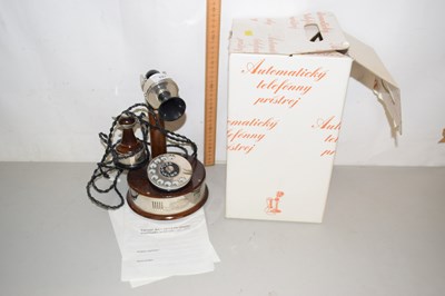 Lot 197 - Reproduction Tesla stick telephone