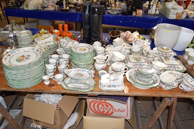 Lot 204 - Large qty of Copeland Spode Chinese Rose, tea,...