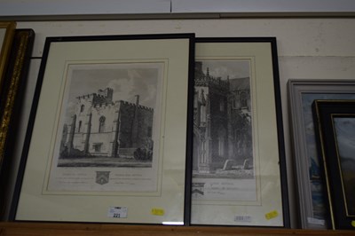 Lot 221 - After Davey, two engravings 'Remains of little...